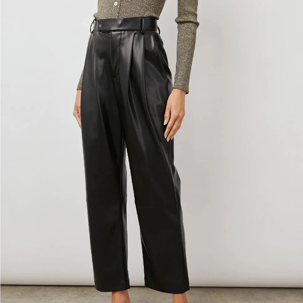 Rails Vegan Leather Jo Pant - Black